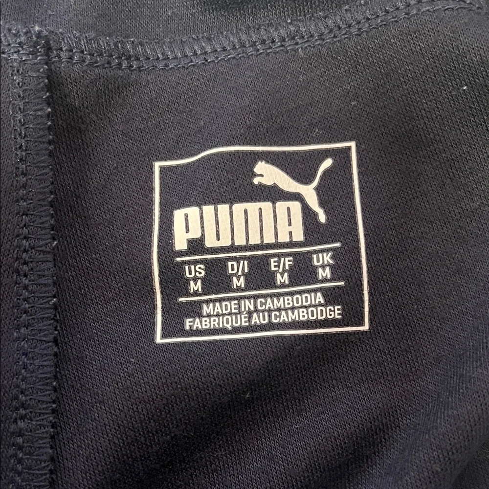 Puma men’s 3/4 training pants Navy blue medium - Picture 4 of 6